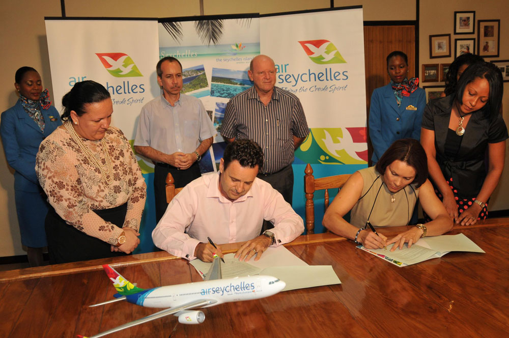 Air Seychelles and the Seychelles Tourism Board (STB) Signed a Memorandum of Understanding