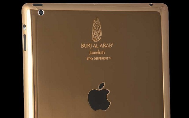 Dubai Hotel to Offer Gold-Plated iPad 1 Gold-Plated iPad