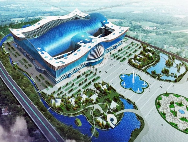 The “world’s largest building” has opened in southwest China