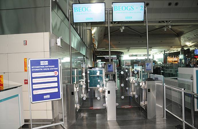 ‘E-gate’ Comes into Service at Atatürk Airport 1 Atatürk Airport e-gate