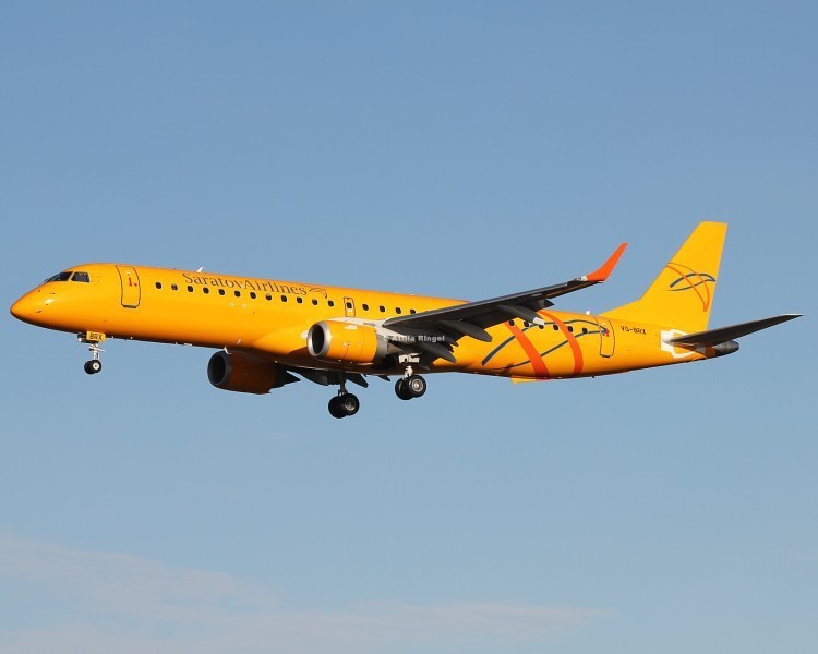 Pulkovo Meets First Flight by Saratov Airlines