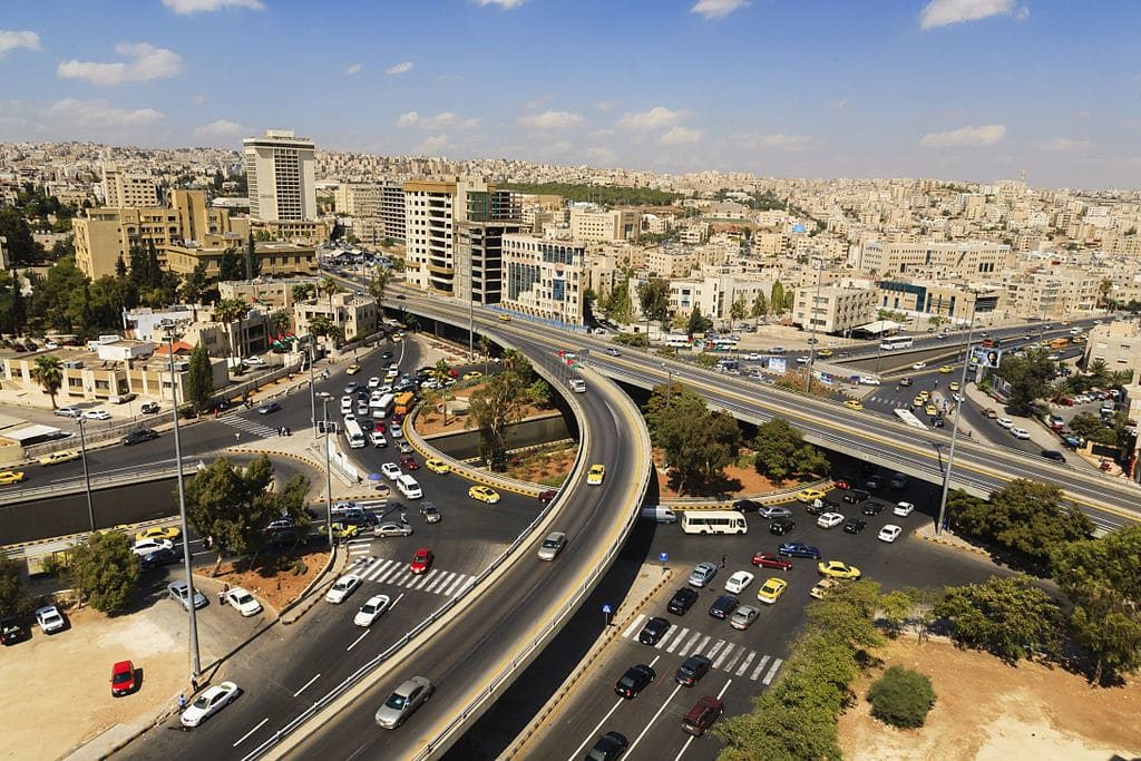 1024px Jamal Abdul Nasser Circle Amman Jordan