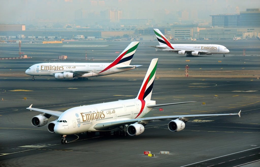 Emirates A380 Triple Launch