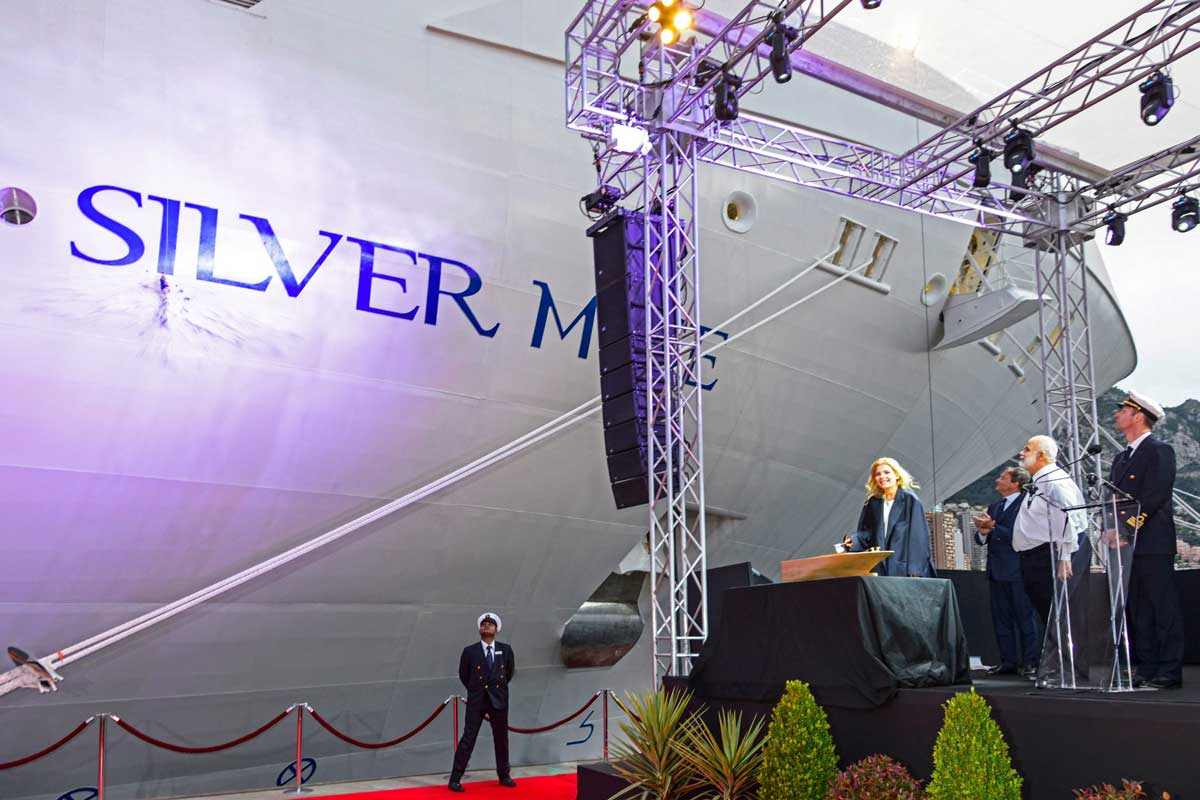 Silversea благословили в плавание новый флагманский лайнер Silver Muse 1 C93ILASWAAAU E3