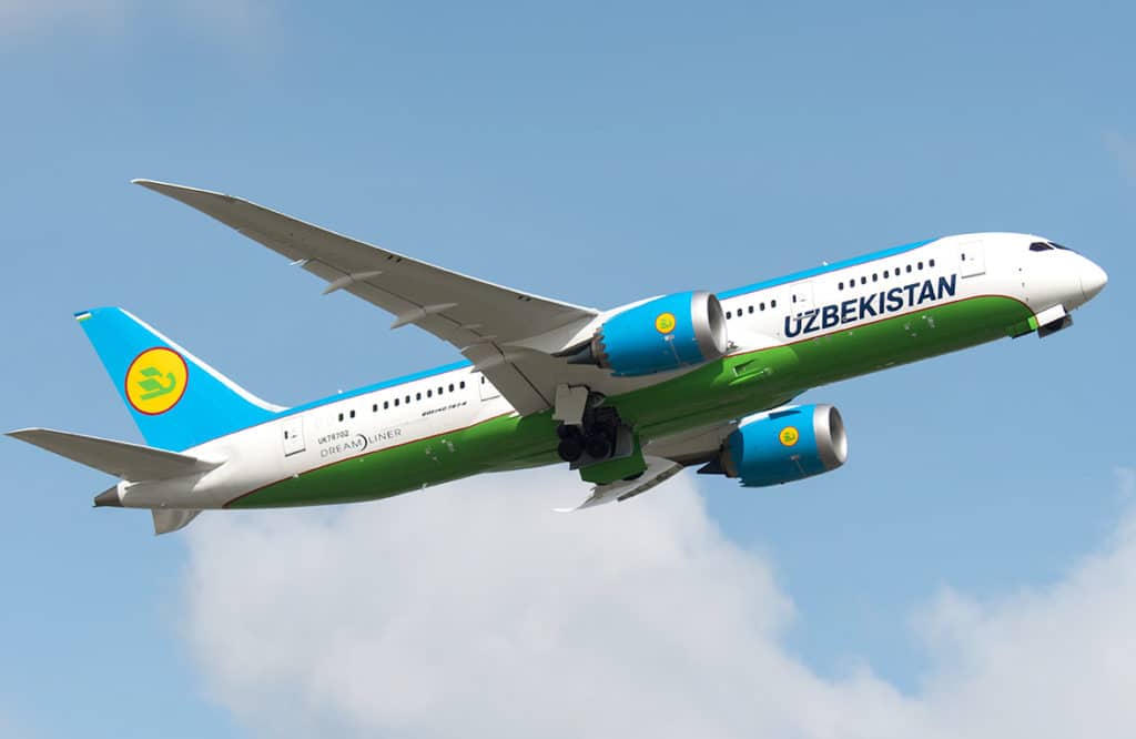 Uzbekistan Airways recived the third Boeing 787-8 “Dreamliner” aircraft