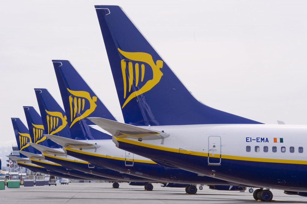 ryanair aircraft