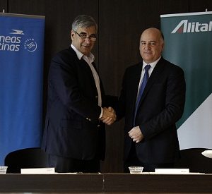 Alitalia and Aerolíneas Argentinas sign a Joint Business Agreement