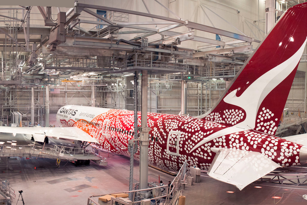 Qantas unveiles a special livery