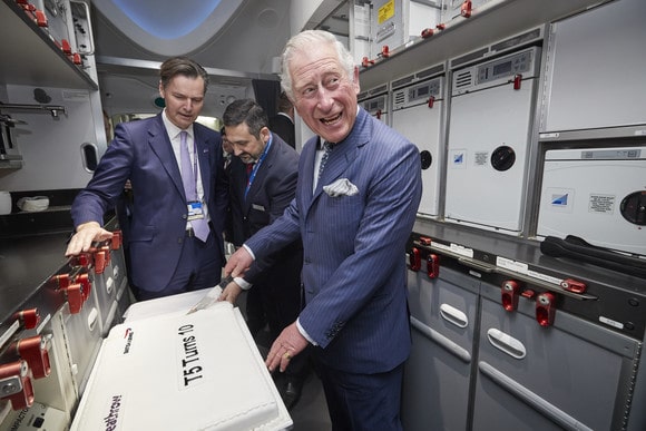 HRH The Prince of Wales visits Heathrow