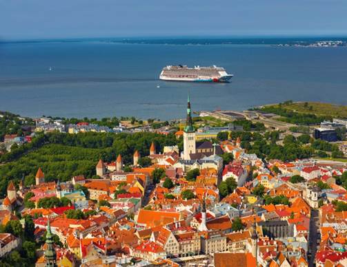 Norwegian Breakaway spends the summer months in the Baltic Sea