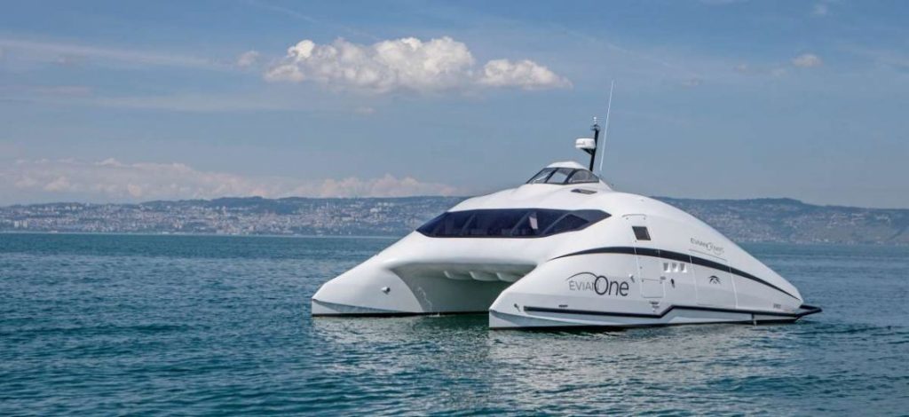 Evian Resort offers futuristic yacht service