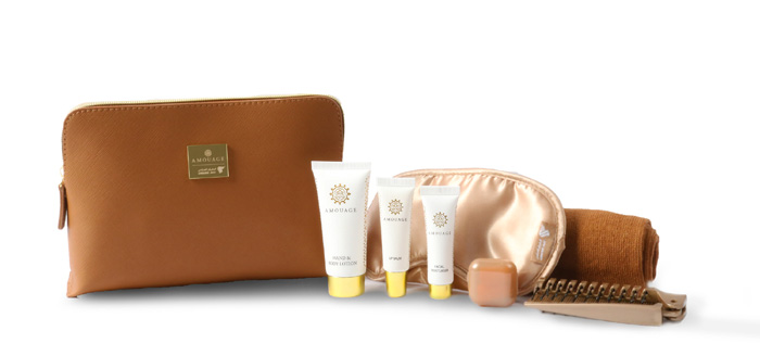 Oman Air Introduces Premium Amenities 1 Amouage amenity kit