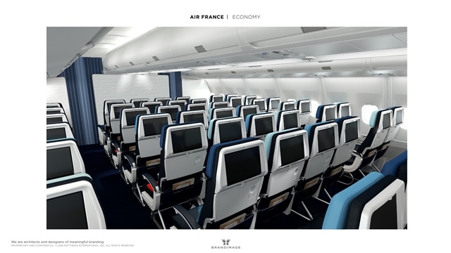 Economy A330 Ecran HD Air France