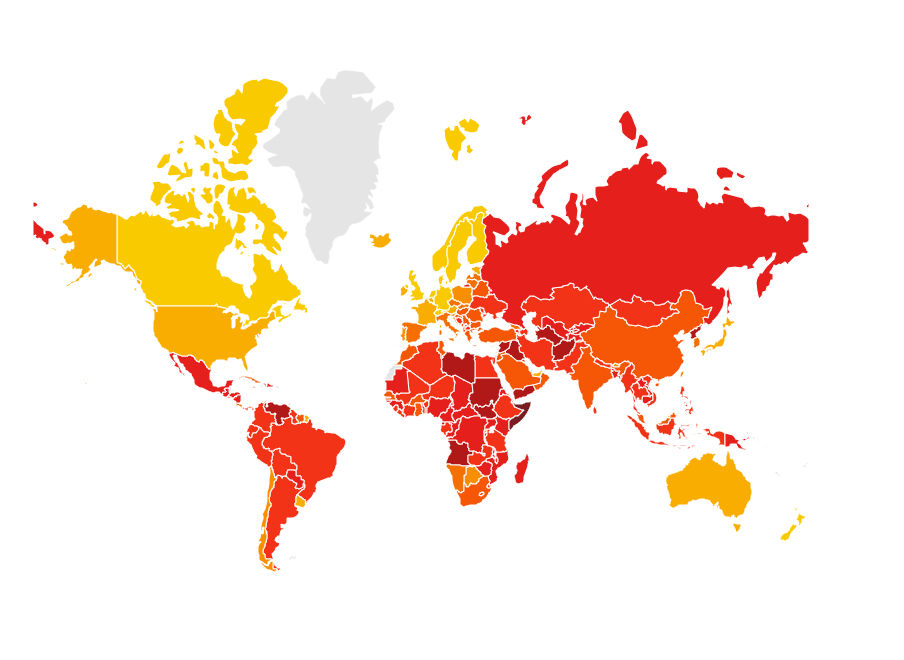The World’s Most Corrupt Countries Revealed