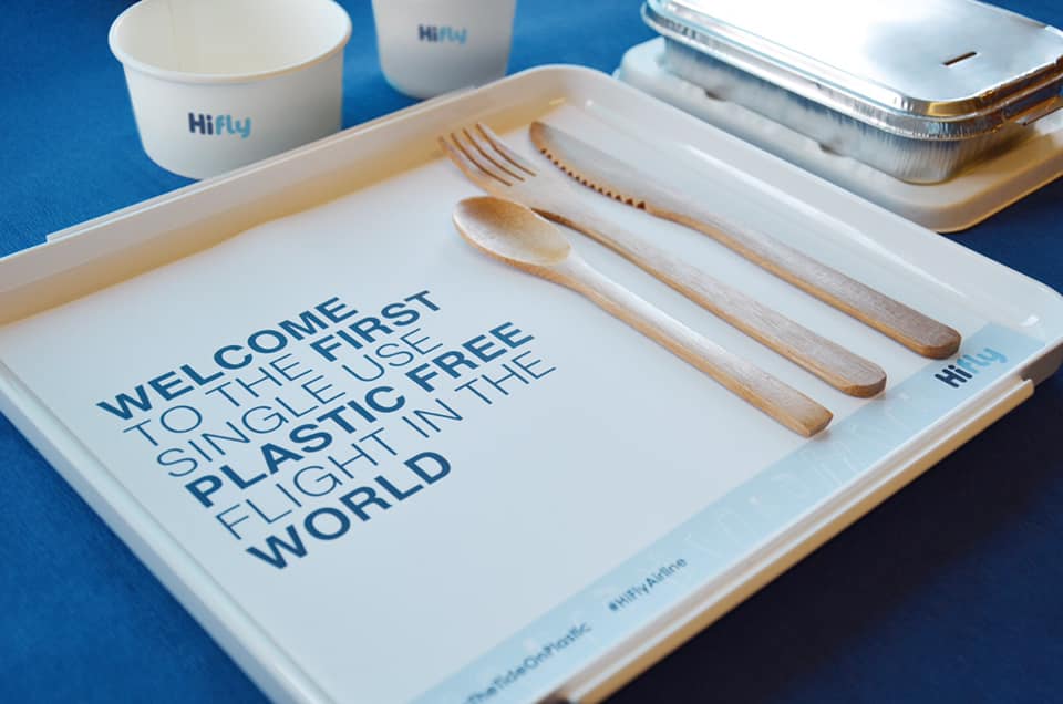 The World’s First Single-Use Plastic Free Flight