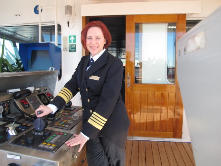 First Woman Captain To Launch A Brand New Cruise Ship