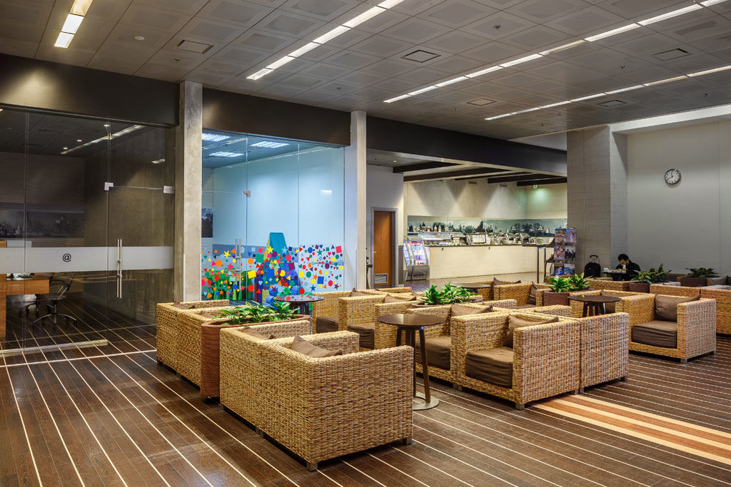 business lounge at Moscow Domodedovo Airport
