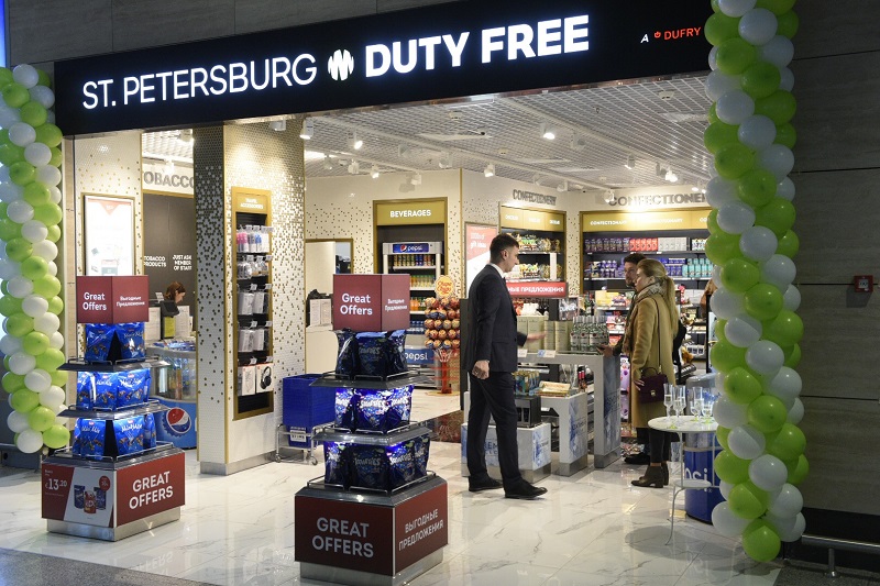 Pulkovo Launches Duty Free Arrivals Shop