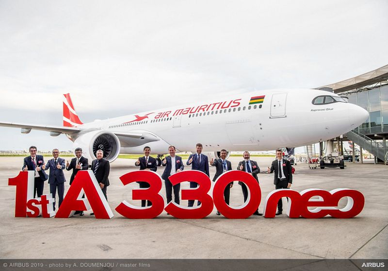 Air Mauritius Takes Delivery of Its First A330neo