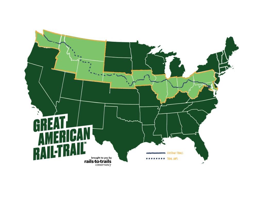 Great American Rail-Trail Unveiled