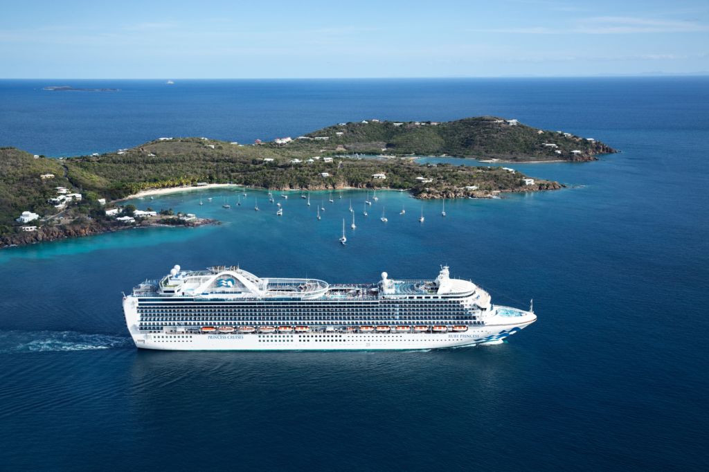 Ruby Princess in St Thomas