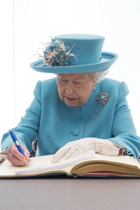 Her Majesty The Queen Visits British Airways’ Headquarters