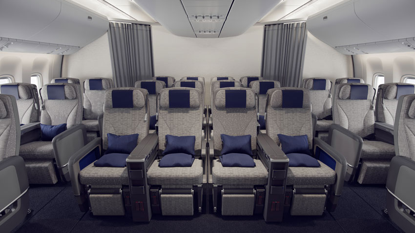 New Premium Economy and Economy Class Seat