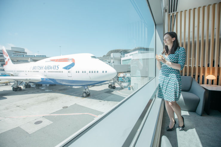 british airways lounge plane travel