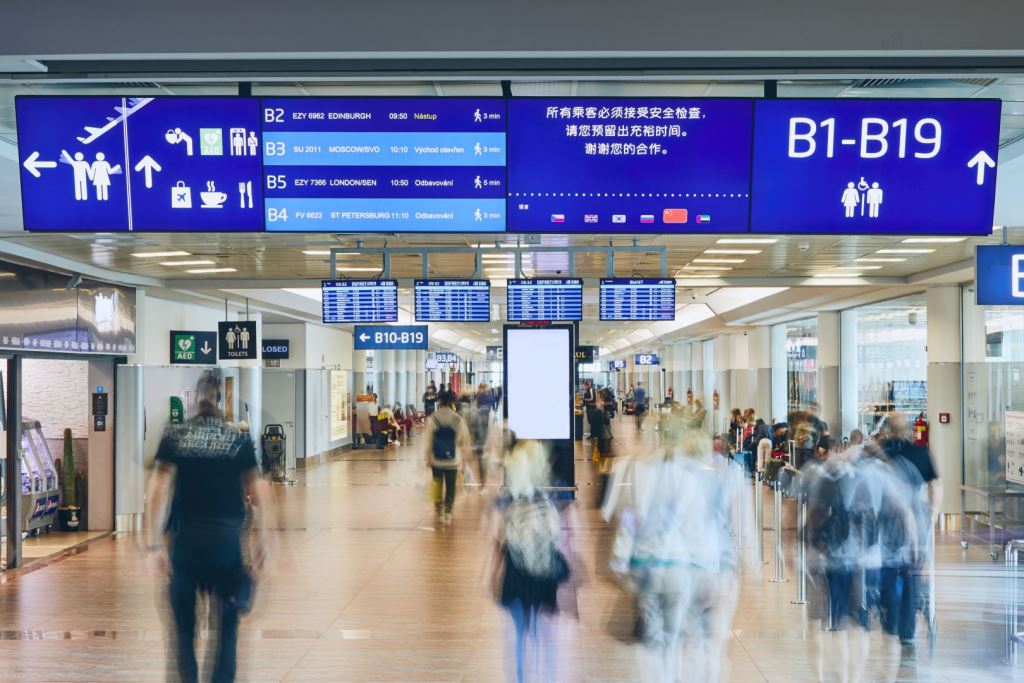 Prague Airport Is Introducing Digital Signage