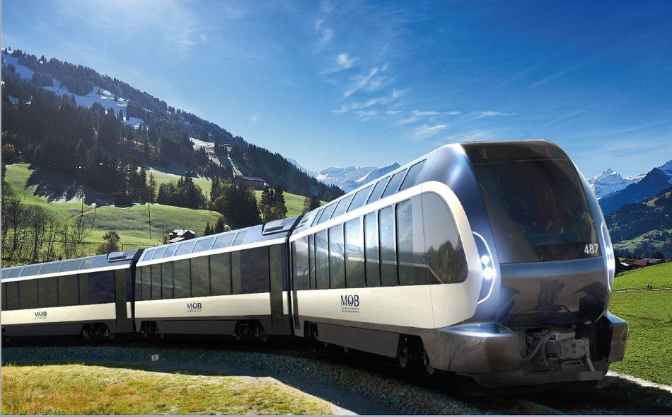Pininfarina Designed Panoramic Train of the MOB Railway