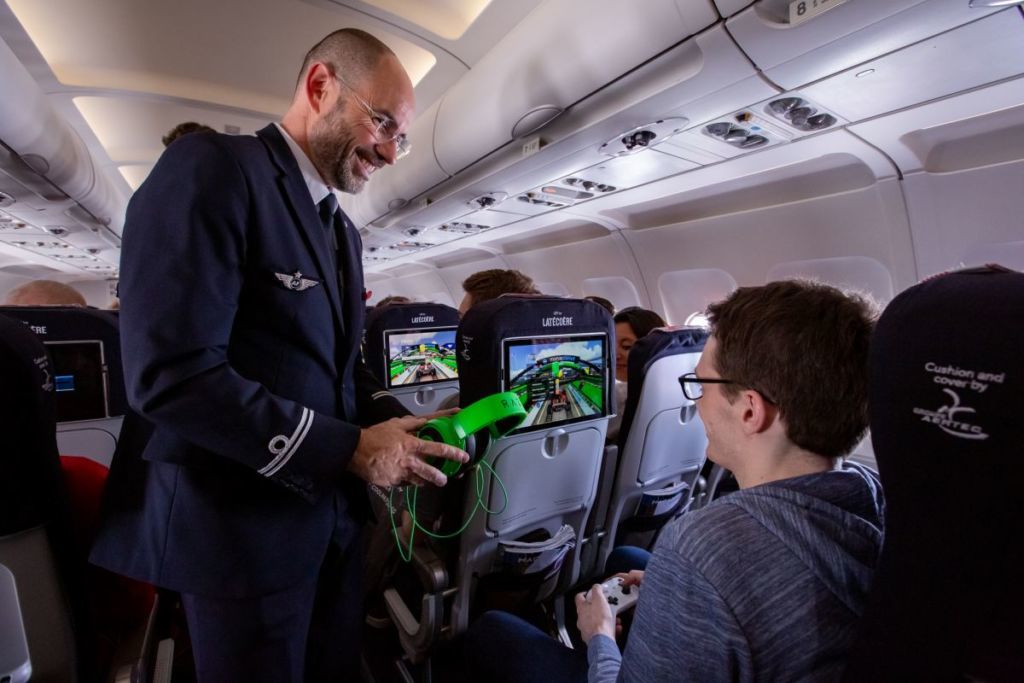 Air France li-fi