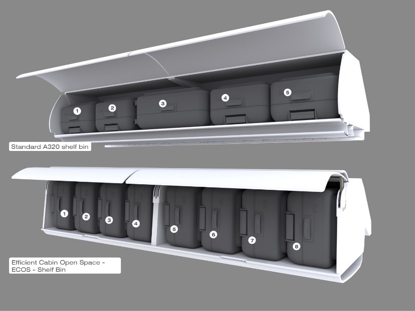 Air France Offers More Spacious Luggage Compartments 1 safran
