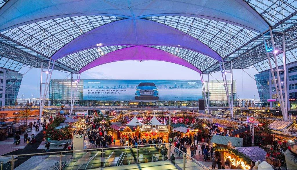 Winter Market Opens at Munich Airport