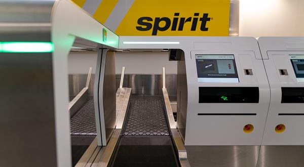 Spirit Airlines Rolls Out First Automated Self-Bag Drop