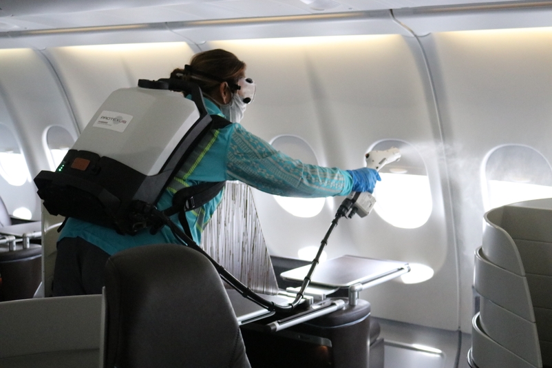 US Airlines Implements Cleaning Measures