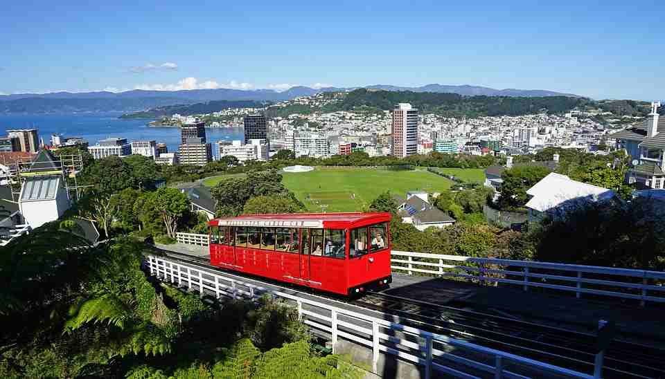 Cable Car North Island Wellington City New Zealand