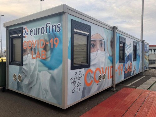 Mobile COVID-19 Laboratory at Brussels Airport Operational