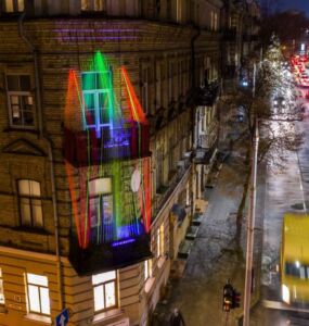 Vilnius Christmas Balconies