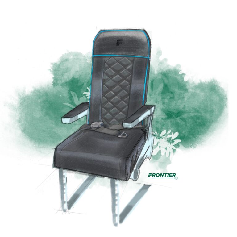 frontier airlines seat