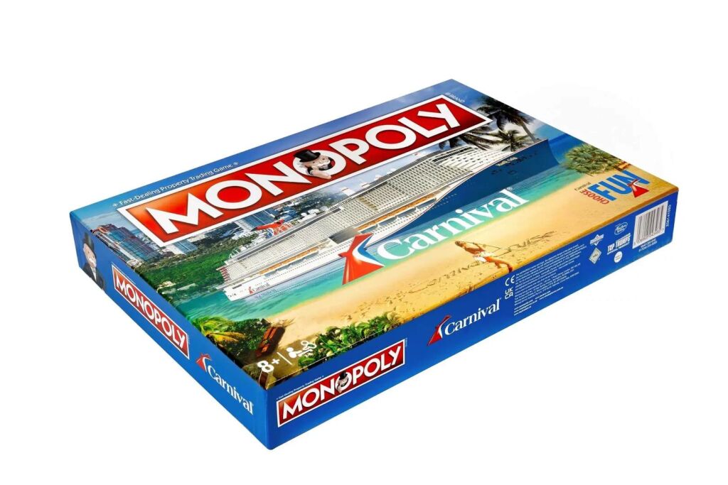 Carnival Cruise Launches Cruise-Themed Monopoly Game