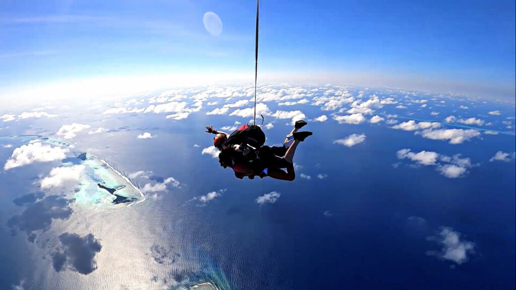 Skydiving Has Been Introduced in the Maldives