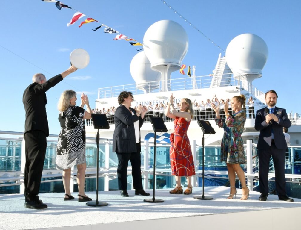 Princess Officially Names Its Newest Royal-Class Ship, the Enchanted Princess