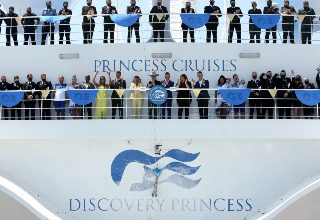 Discovery Princess Officially Named by TV Star Godparents