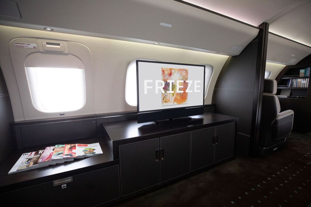 VistaJet Unveils the World’s Highest ‘Viewing Room in the Sky’ with Frieze