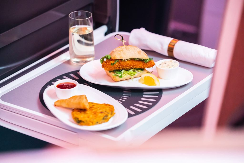 Virgin Atlantic new menu