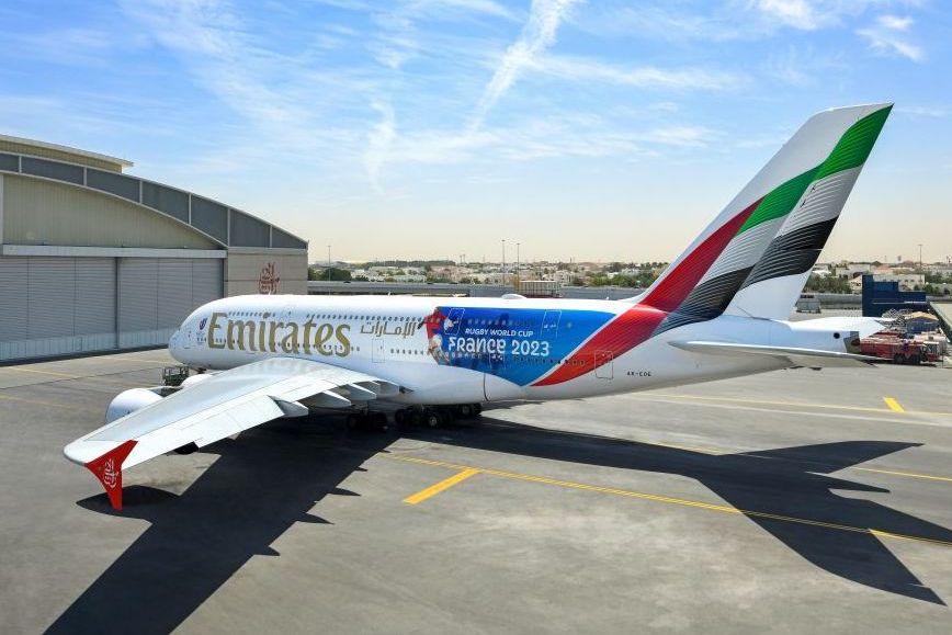 Rugby livery emirates