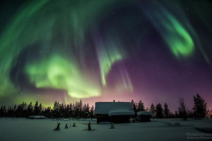 Aurora Borealis in Russia