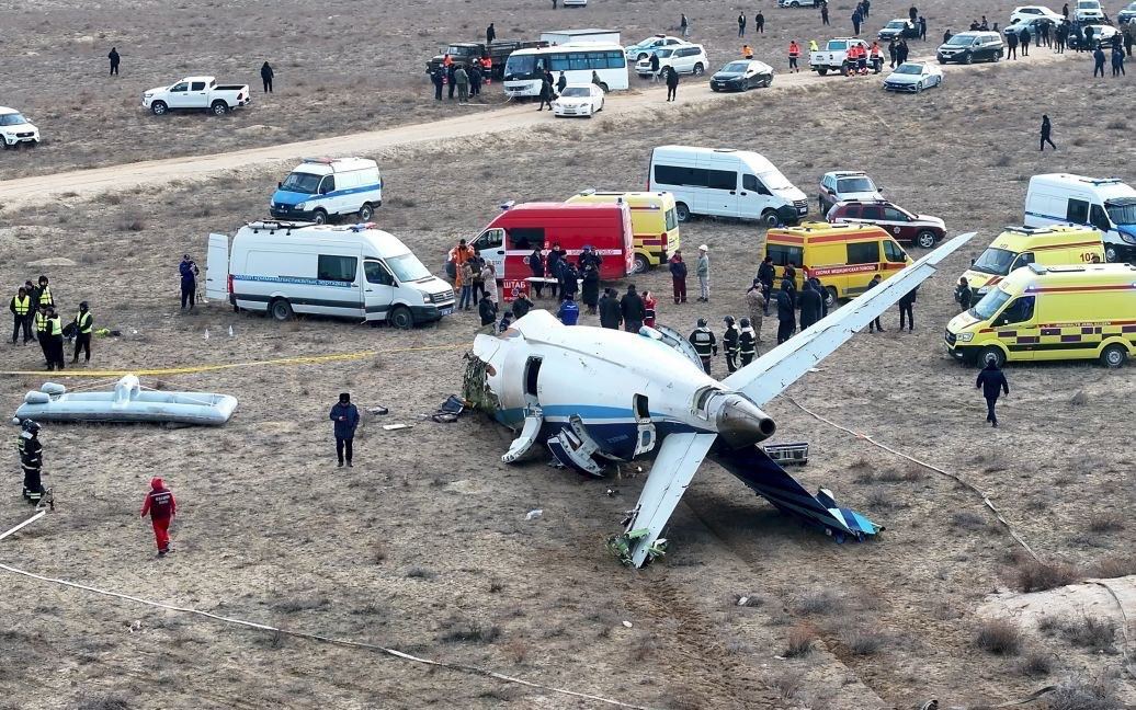 Azerbaijan Airlines Flight 8432 Crash: 38 Dead, Missile Strike Suspected 3 Flight 8432