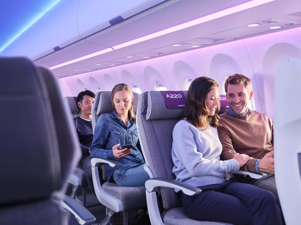 Airbus Unveils Updated A220 with Larger Cabin, More Seats, and Airspace Design 8 Airbus A220