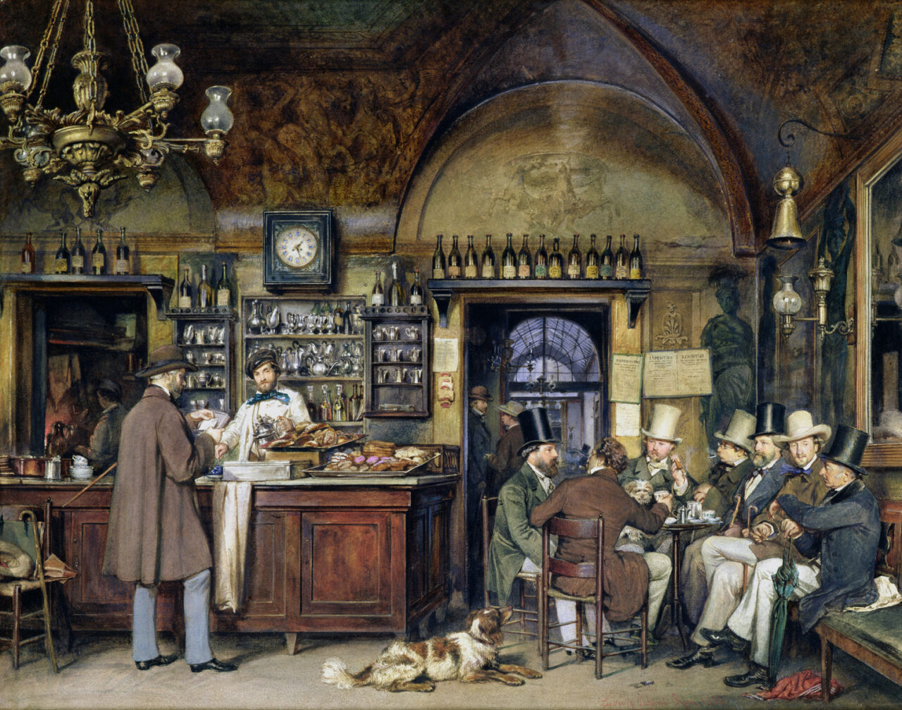 Europe Says Goodbye to Two Café Legends: Rome’s Antico Caffè Greco and Madrid’s Gran Café de Gijón Close Their Doors 4 Ludwig Passini - Cafe Greco in Rome